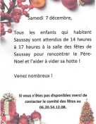 Rencontre avec le Père Noël le 7 décembre